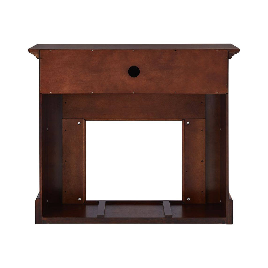 Faux Stone Media Fireplace L817