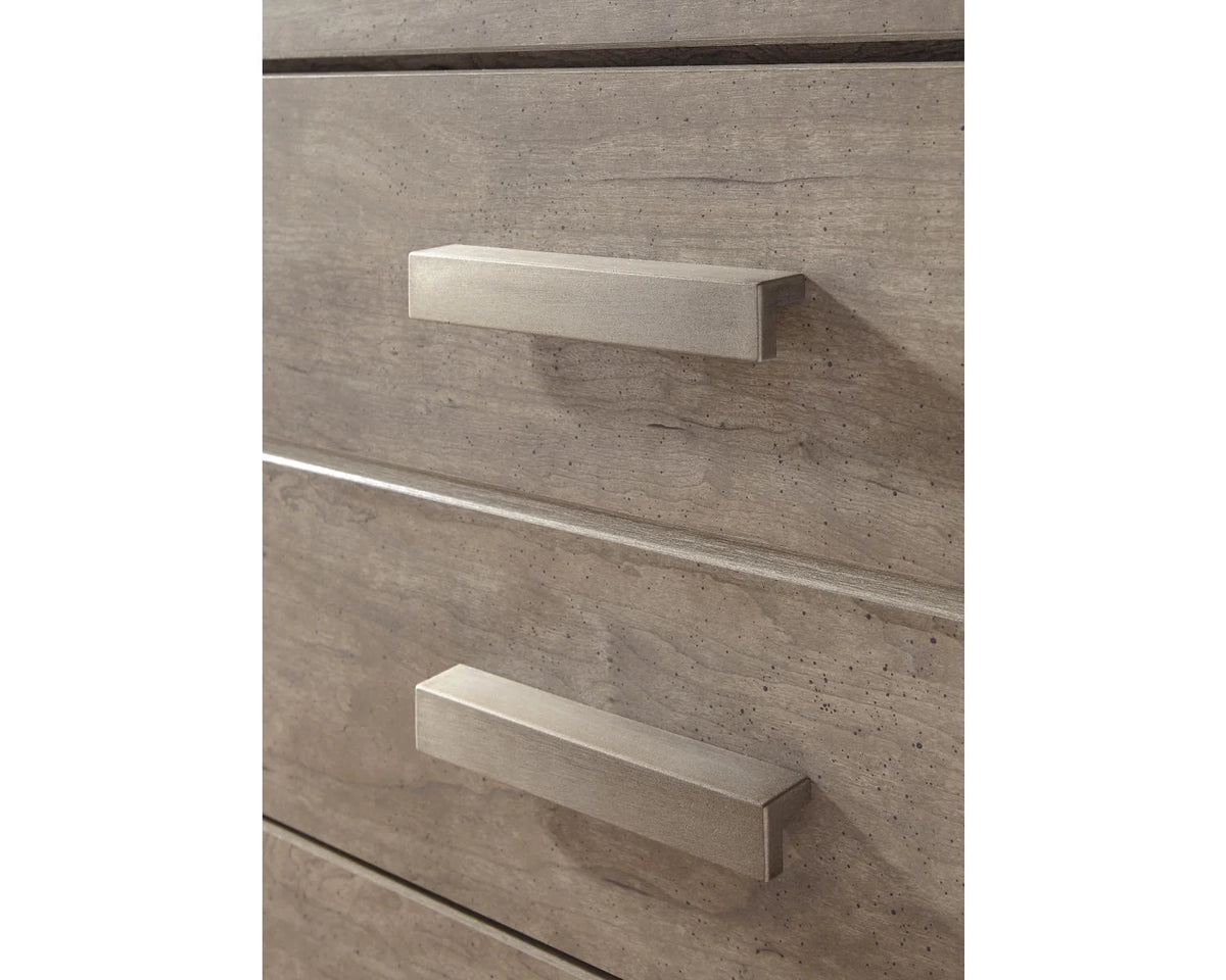Gray 2 Drawer Nightstand U148601
