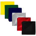 Plain White 100% Polyester Bandana 27 x 27 in 48 Pack M622263