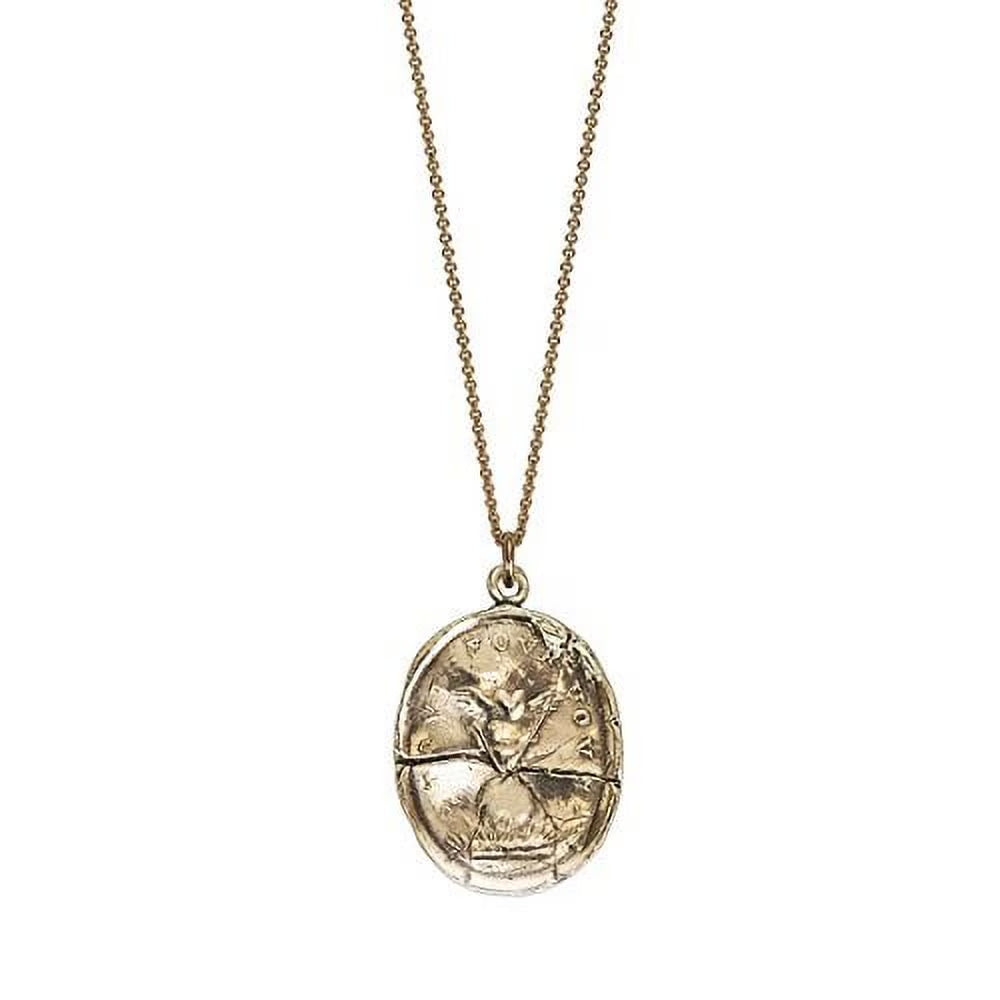14K Gold Talisman Necklace I823