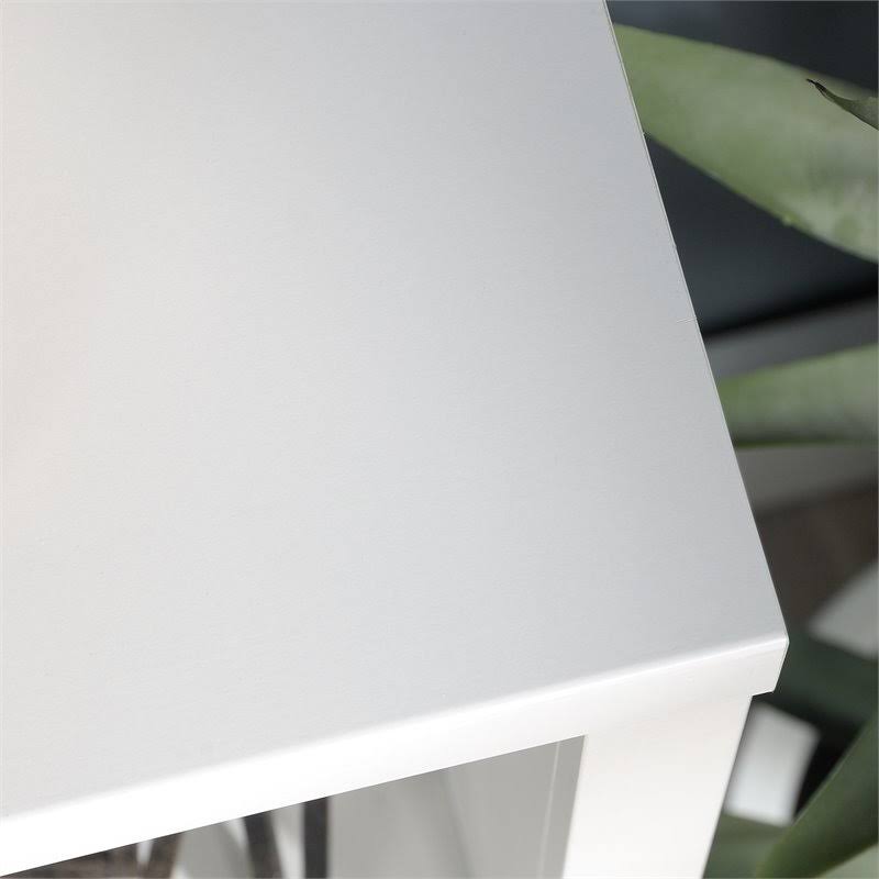 Glacier White Engineered Wood Horizontal Bookcase M74306