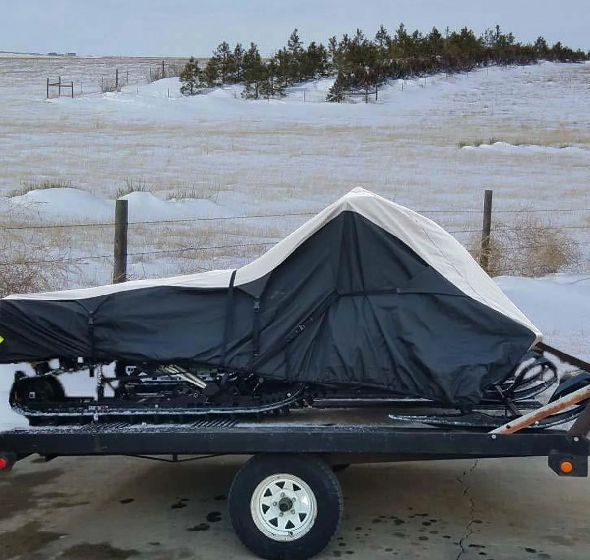 600D Snowmobile Travel and Storage Cover Y790