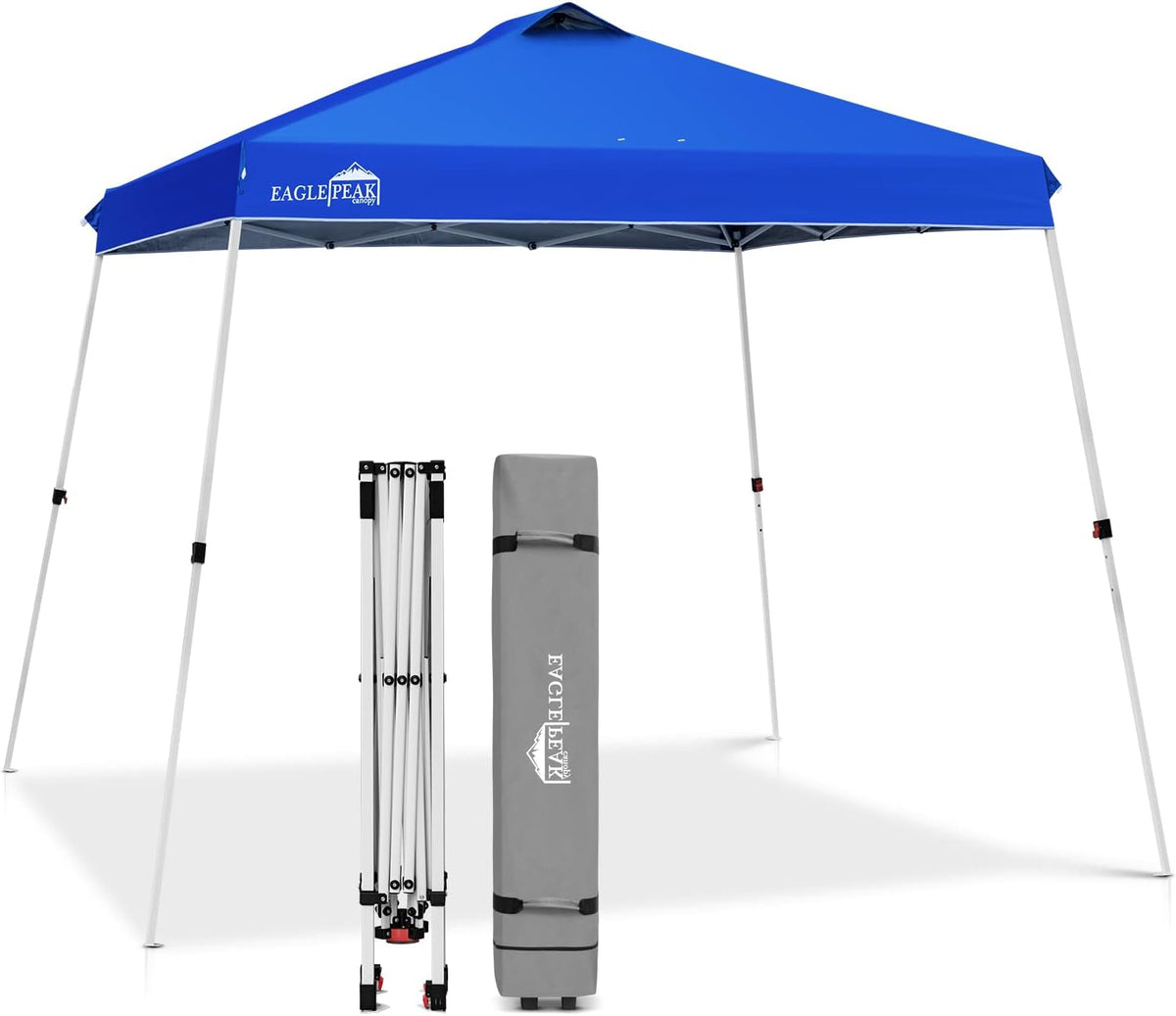 10' x 10' Slant Leg Pop-up Canopy Tent White C555