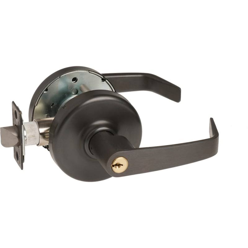 Oil Rubbed Bronze Keyed Entry Commercial Classroom Lever Set U37729