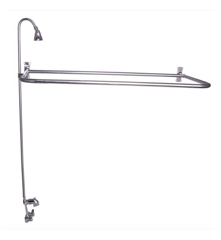 Polished Brass Rectangular Shower Unit R4657