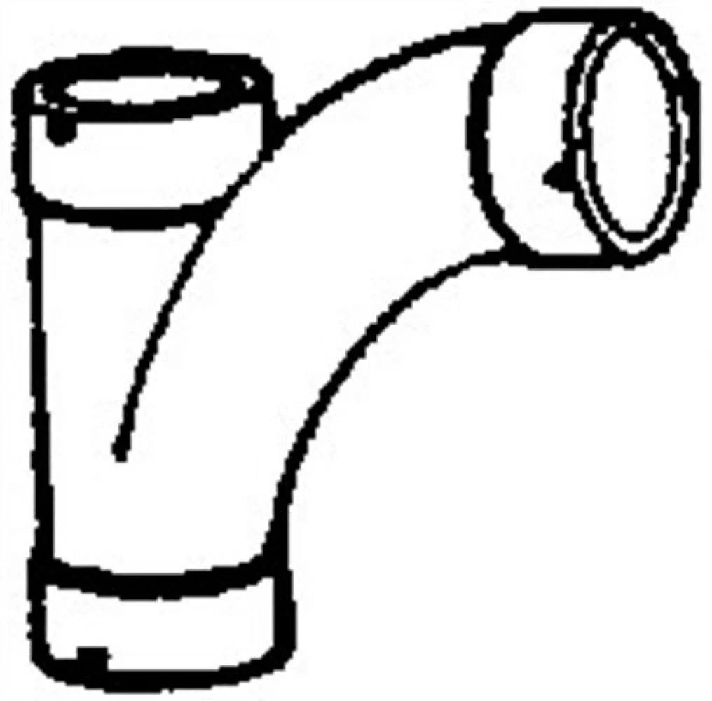 4 x 4 x 2 in PVC White SCH 40 Reducing Combination Tee Pipe Wye Q721193