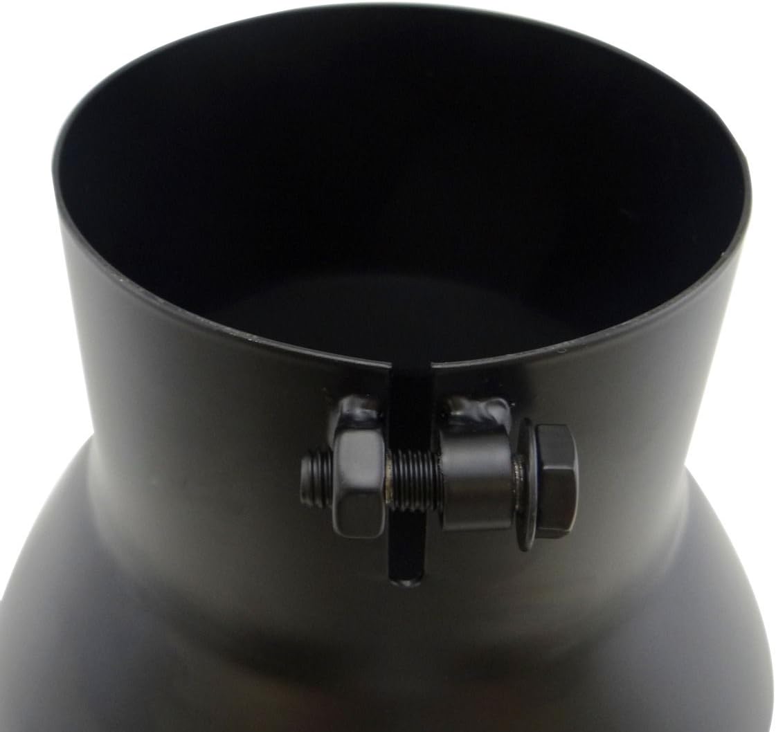 Black Stainless Steel Slant Cut Exhaust Tip Pack of 2 Y16490