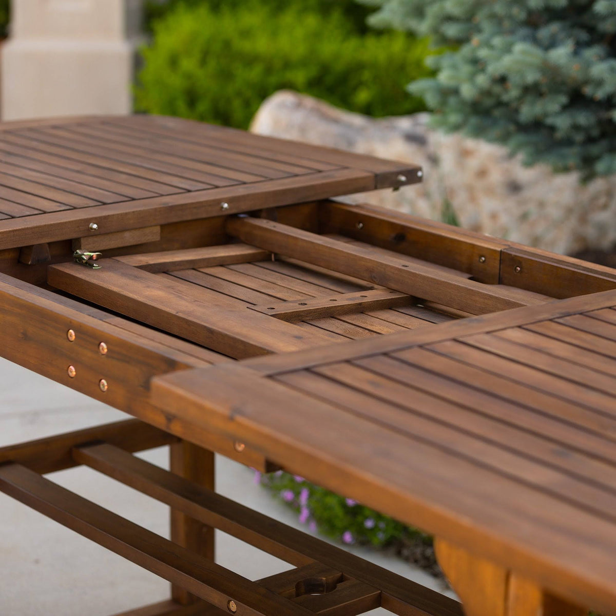 Grey Wash Acacia Outdoor Extension Table F96884