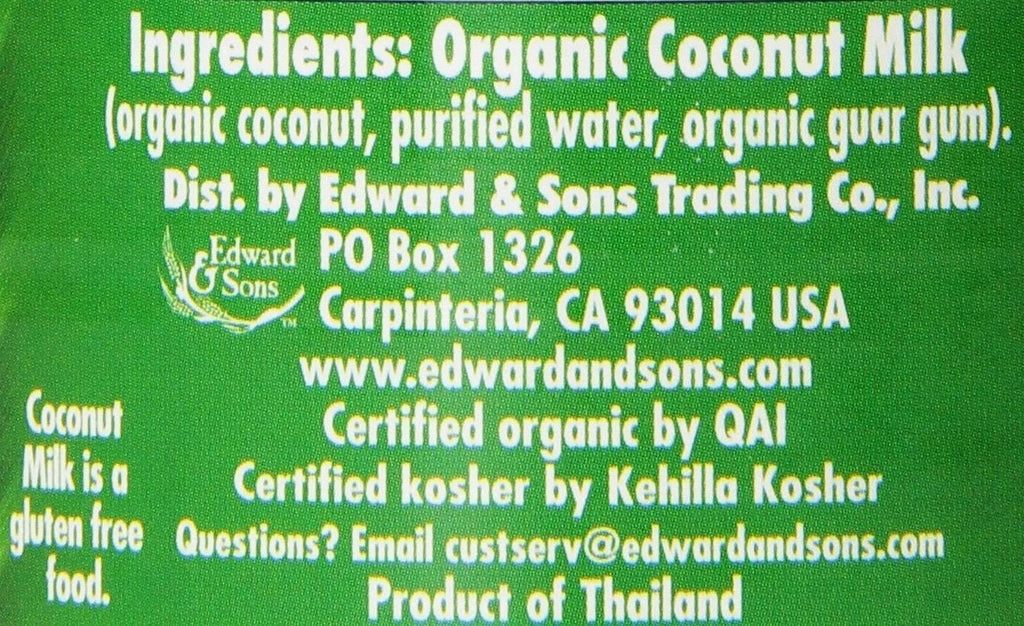 Organic Classic Coconut Milk 13.5 oz Cans (Count of 12) D403