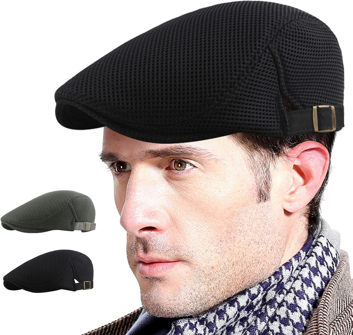 Pack of 2 Breathable Mesh Newsboy Hat R9240