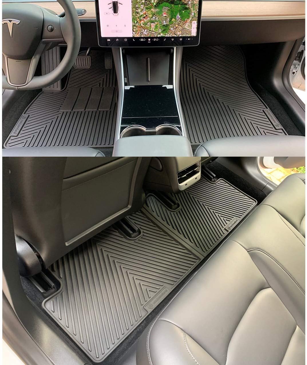 Tesla Model 3 All Weather Floor Mats 7pcs S81835