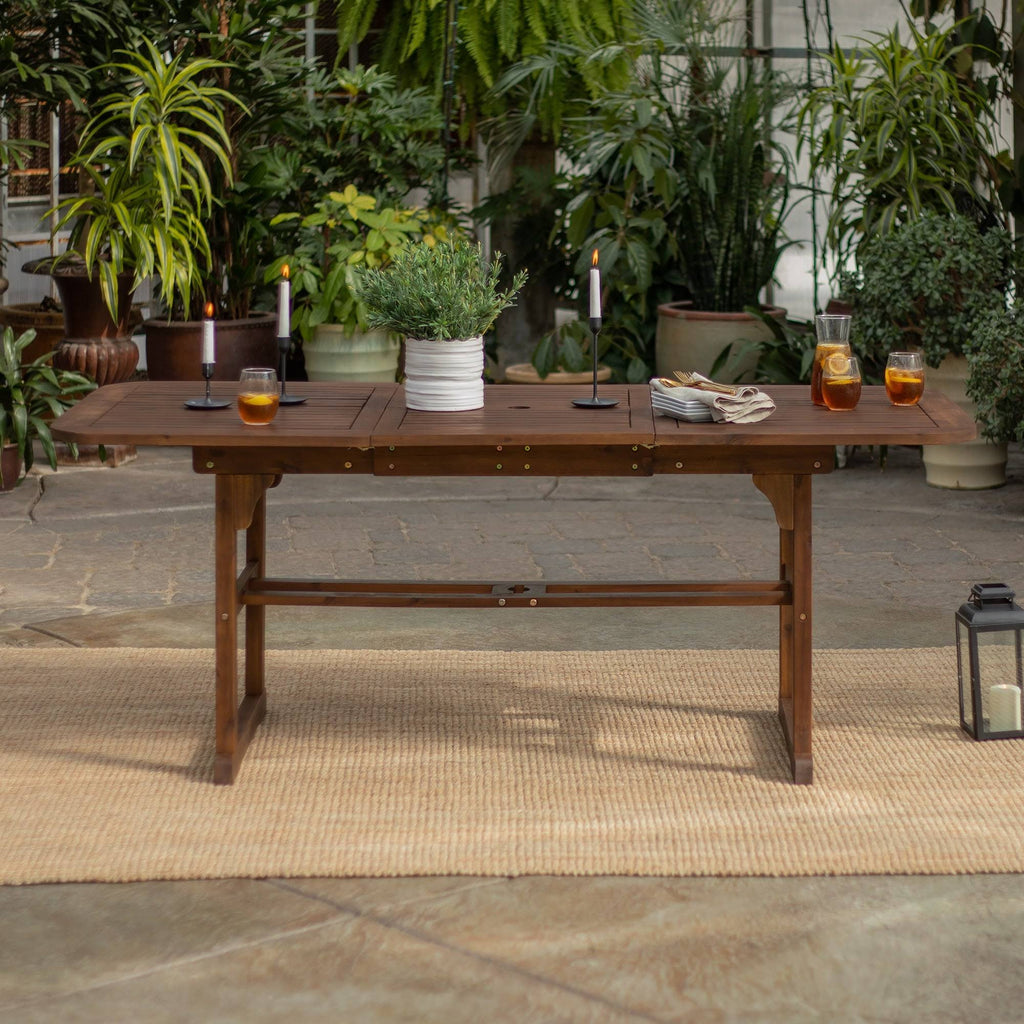 Grey Wash Acacia Outdoor Extension Table F96884
