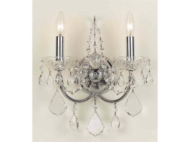 Chrome Crystal Sconce A4417