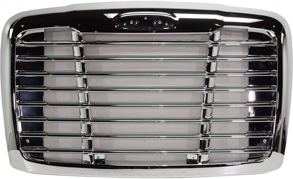 Chrome Horizontal Bar Grille with Aluminum Bug Screen W81117