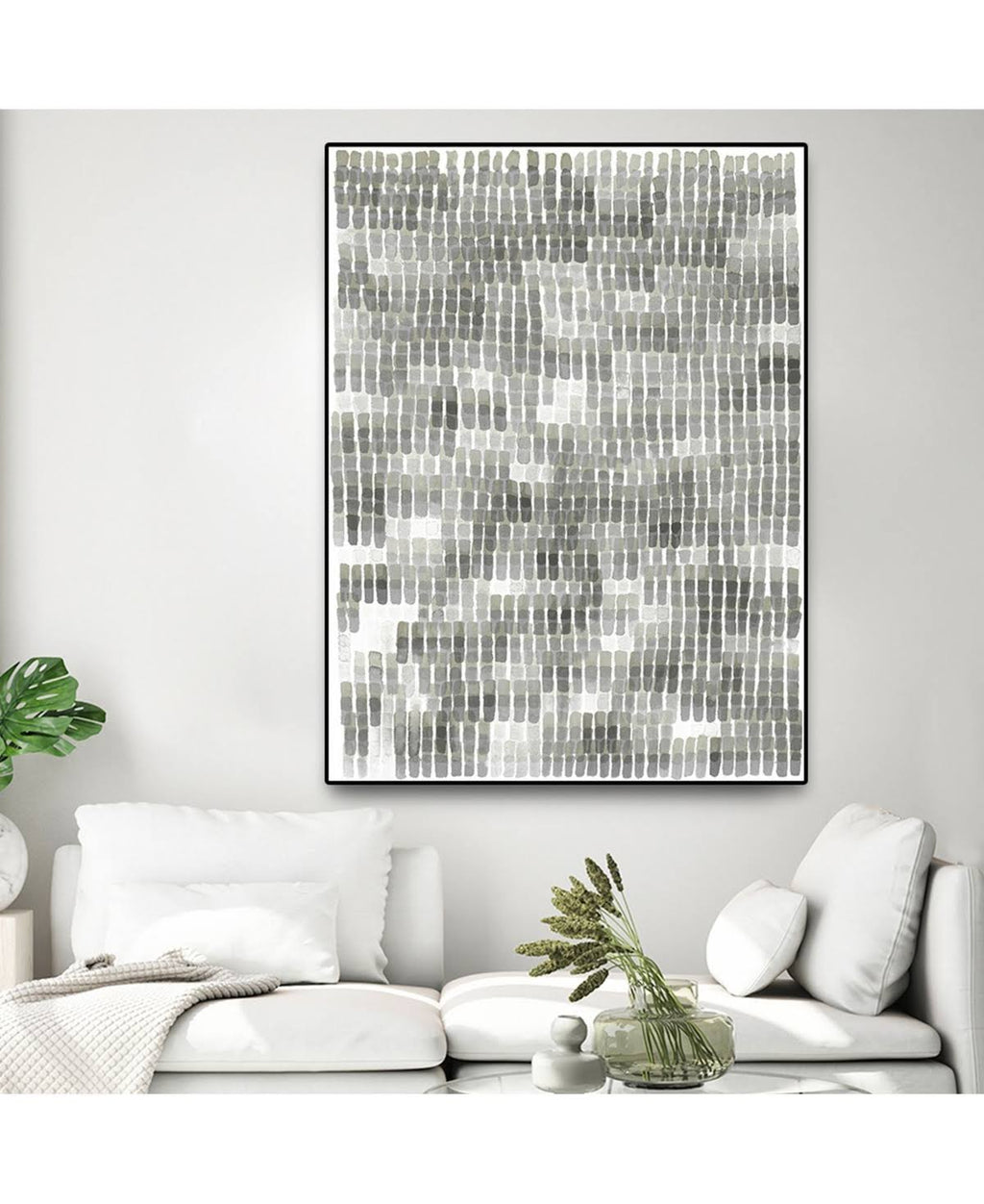Oversized Framed Canvas, 40x22 x 60x22 - Multi F8168