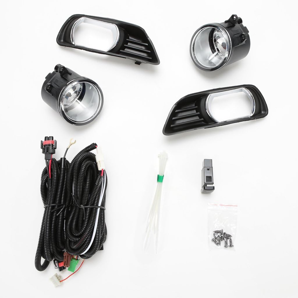 Fog Lights for 2007-2009 Toyota Camry, Clear Lens, Pack of 2 K725528