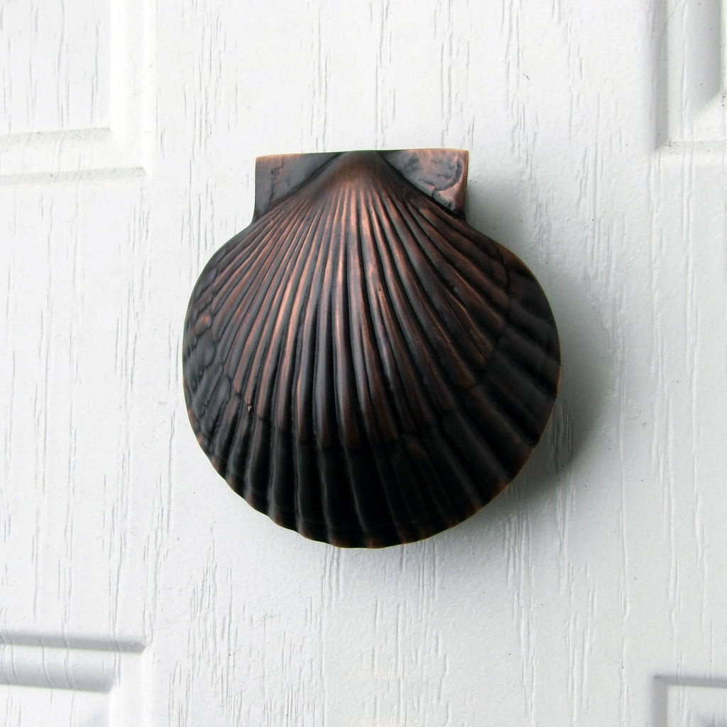 Brass Sea Scallop Door Knocker G806