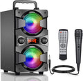 60W Bluetooth Portable Wireless Speaker with Double Subwoofer F8393