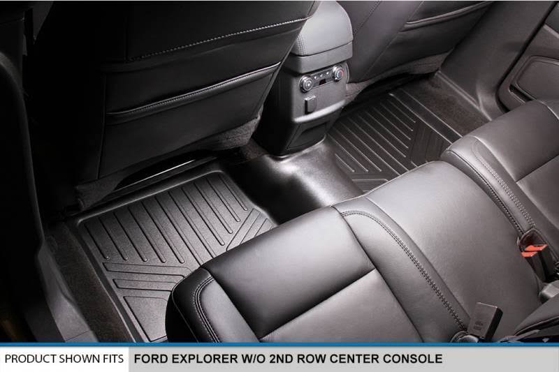 Black All-Weather Floor Mats with Extended Cargo Liner E403620