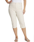 Plus Amanda Ticking Stripes Capris I640430