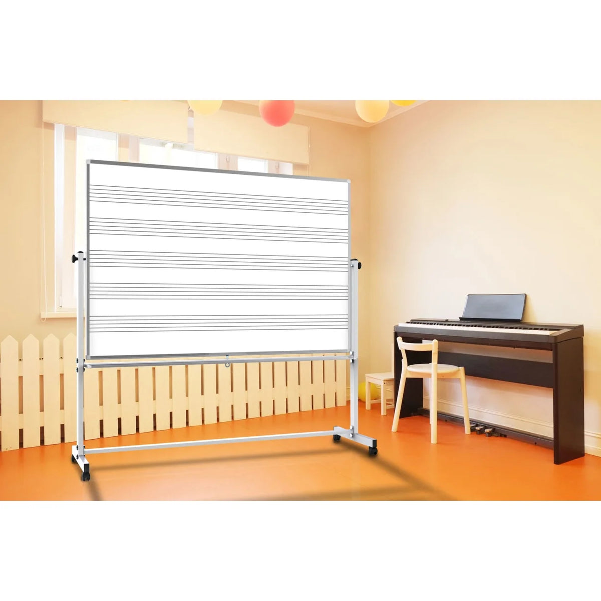 Double Sided Reversible Mobile Whiteboard Q9002