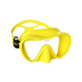 Yellow Diving Mask with Clear Lenses P8271