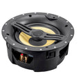 Black 8in 2-Way Fiber Ceiling Speakers (Pair) D254