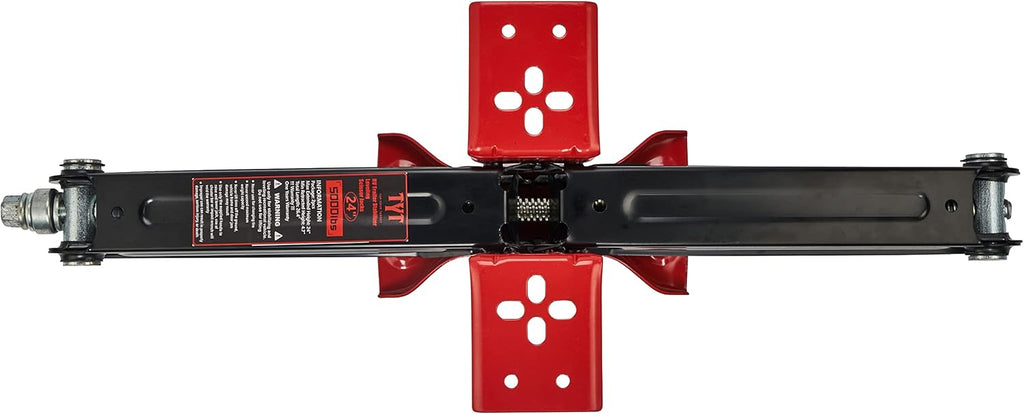 24 RV Trailer Stabilizer Leveling Scissor Jacks with Handle, 5000lbs, Set of 2 S647349