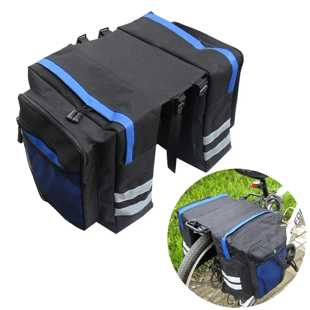 Blue Waterproof Bicycle Trunk Bag O762601