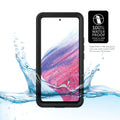 Black/Clear Waterproof Phone Case for Samsung Galaxy A53 5G Y66260