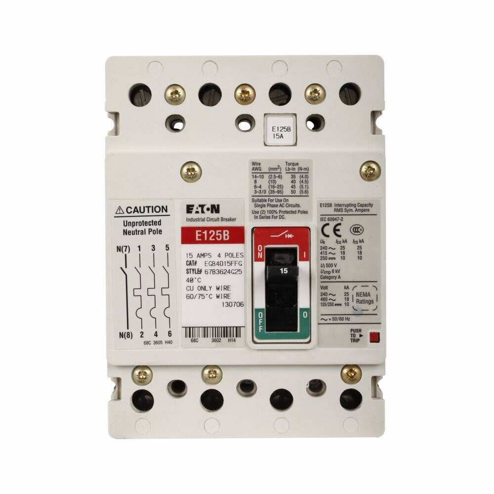 90A 4p Breaker J625