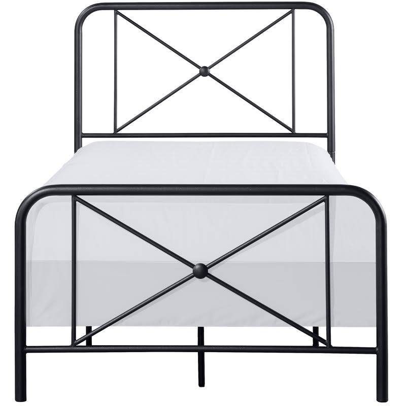 Black Metal Twin Bed I706602