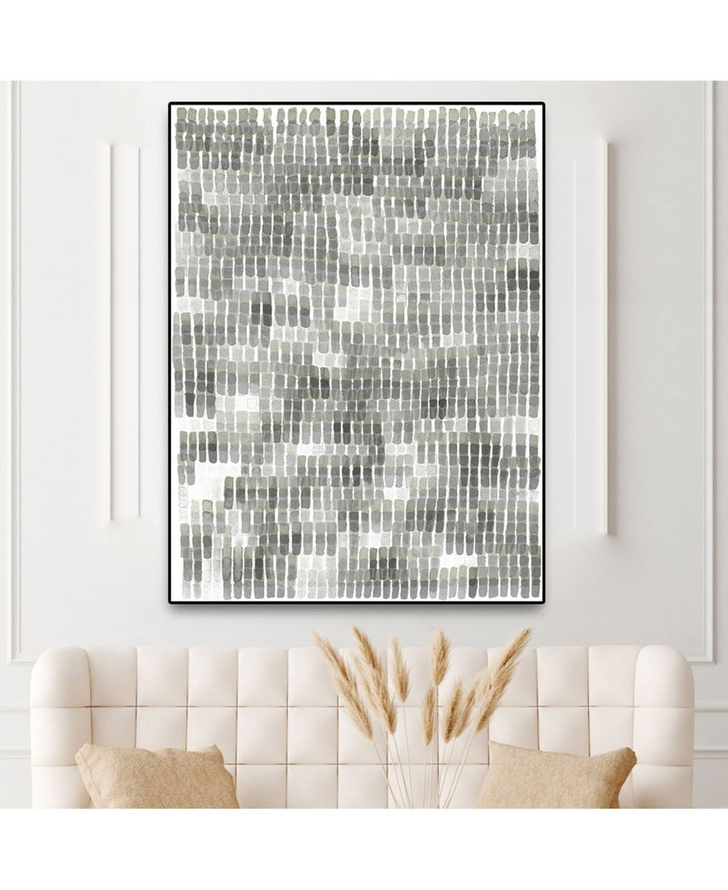 Oversized Framed Canvas, 40x22 x 60x22 - Multi F8168
