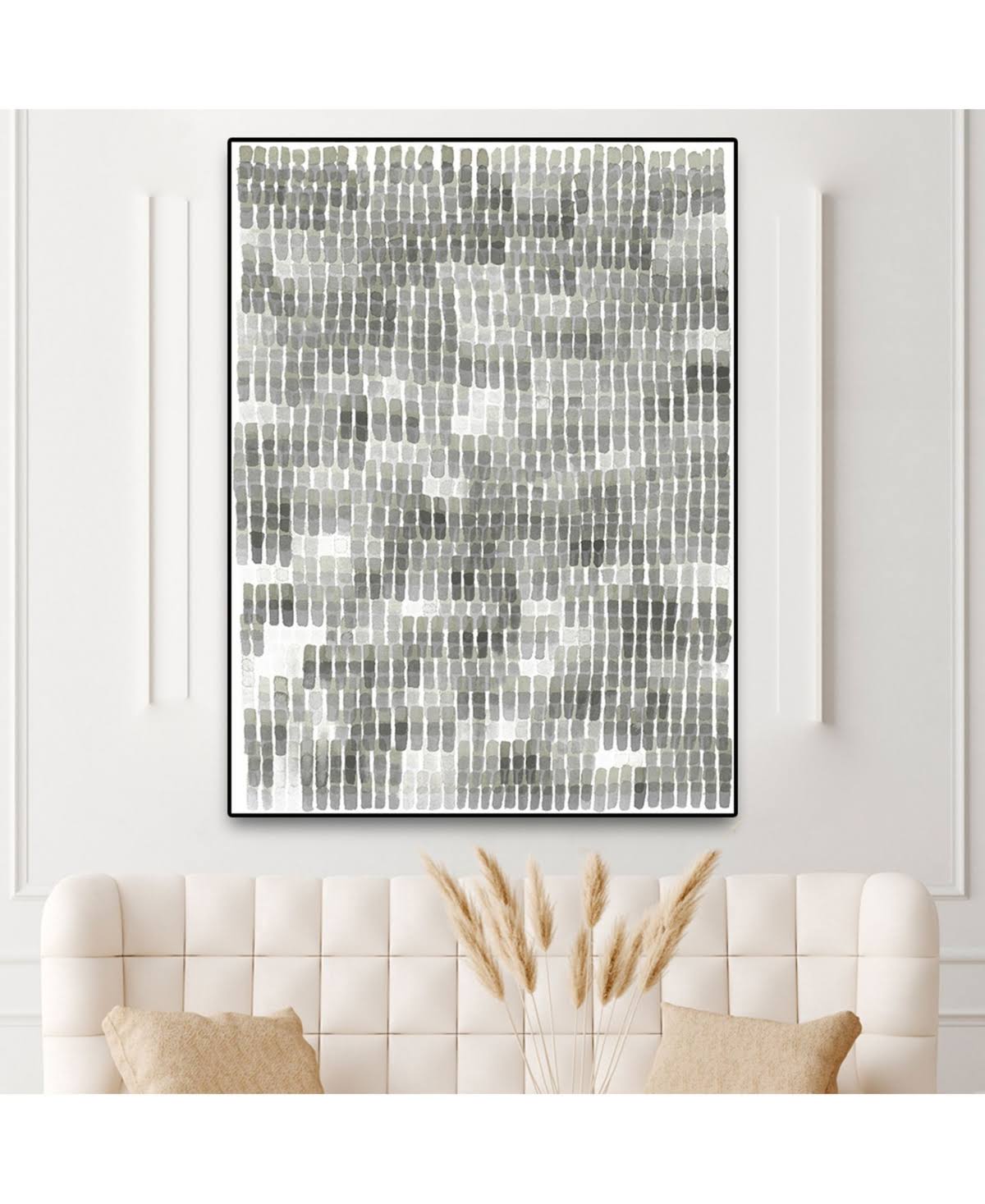 Oversized Framed Canvas, 40x22 x 60x22 - Multi F8168