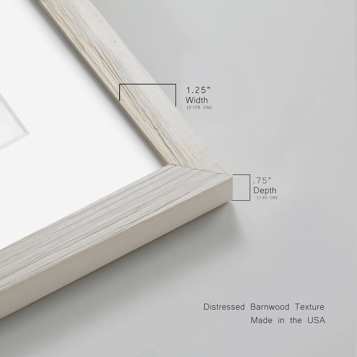 White Framed Print V533678