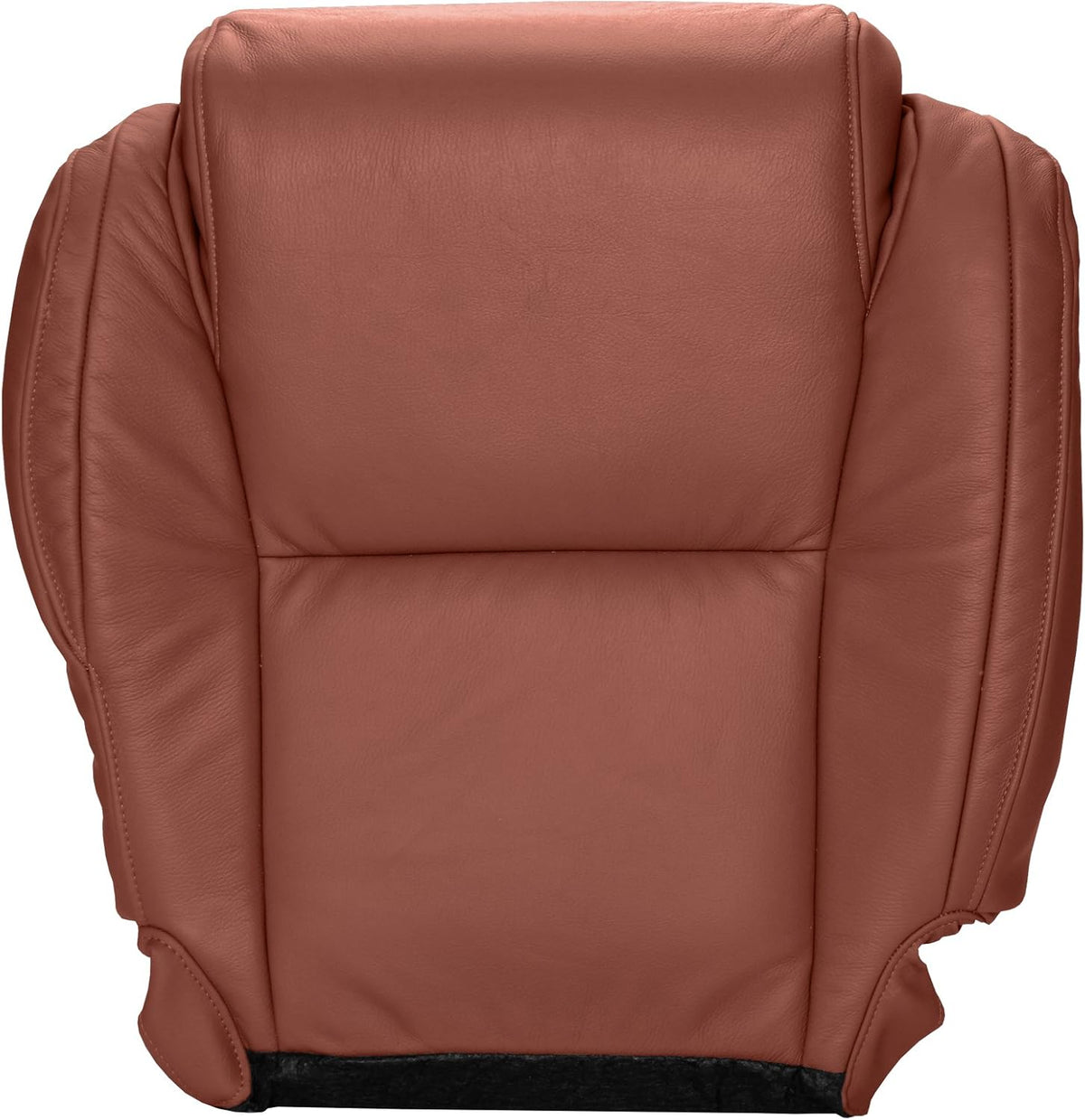 Passenger Bottom Replacement Seat Cover - Red Rock Leather with Extra Seam L84855
