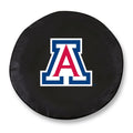 Black Vinyl Fitted Spare Car Tire Cover Z799