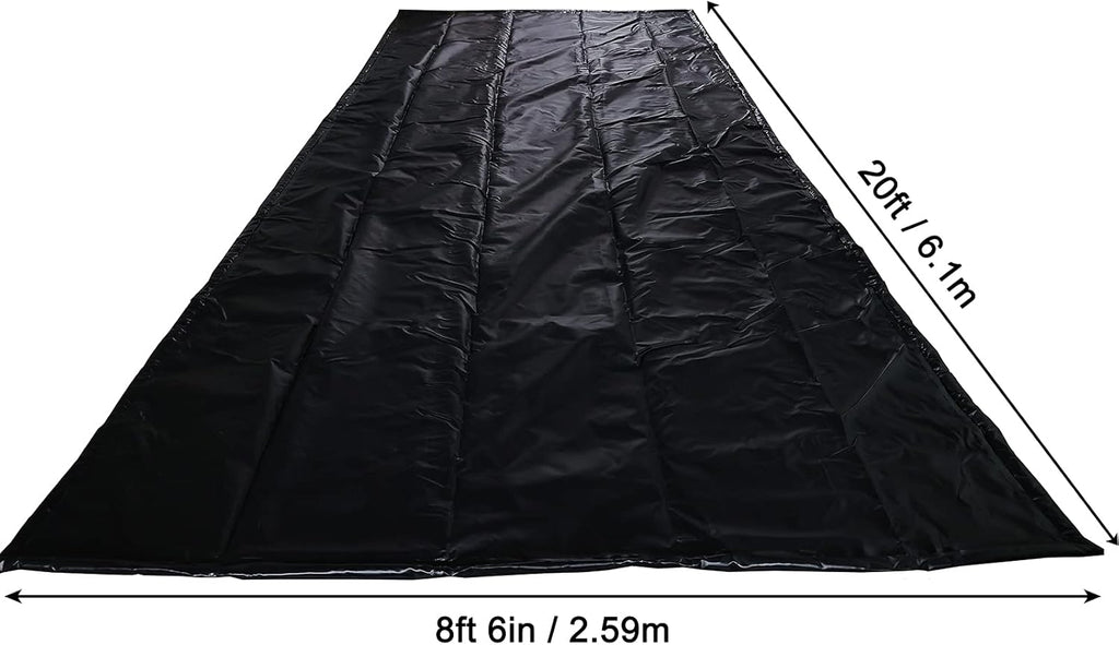 Black Garage Containment Mats 7'9'' X 16' J1864