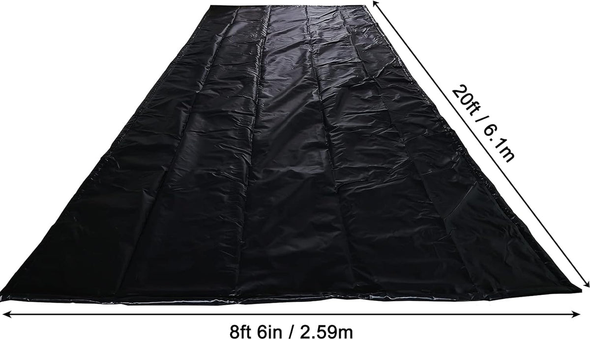Black Garage Containment Mats 7'9'' X 16' J1864