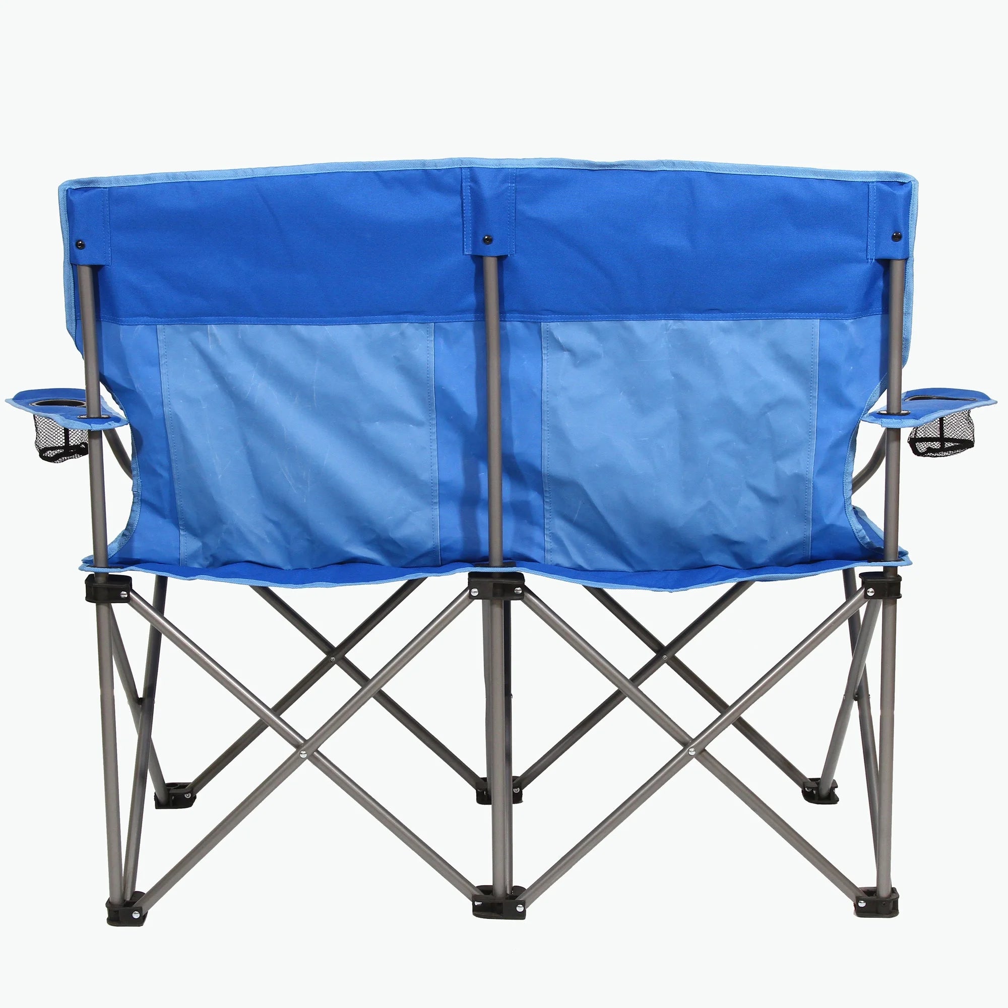 Blue Double Folding Lawn Chair R6511