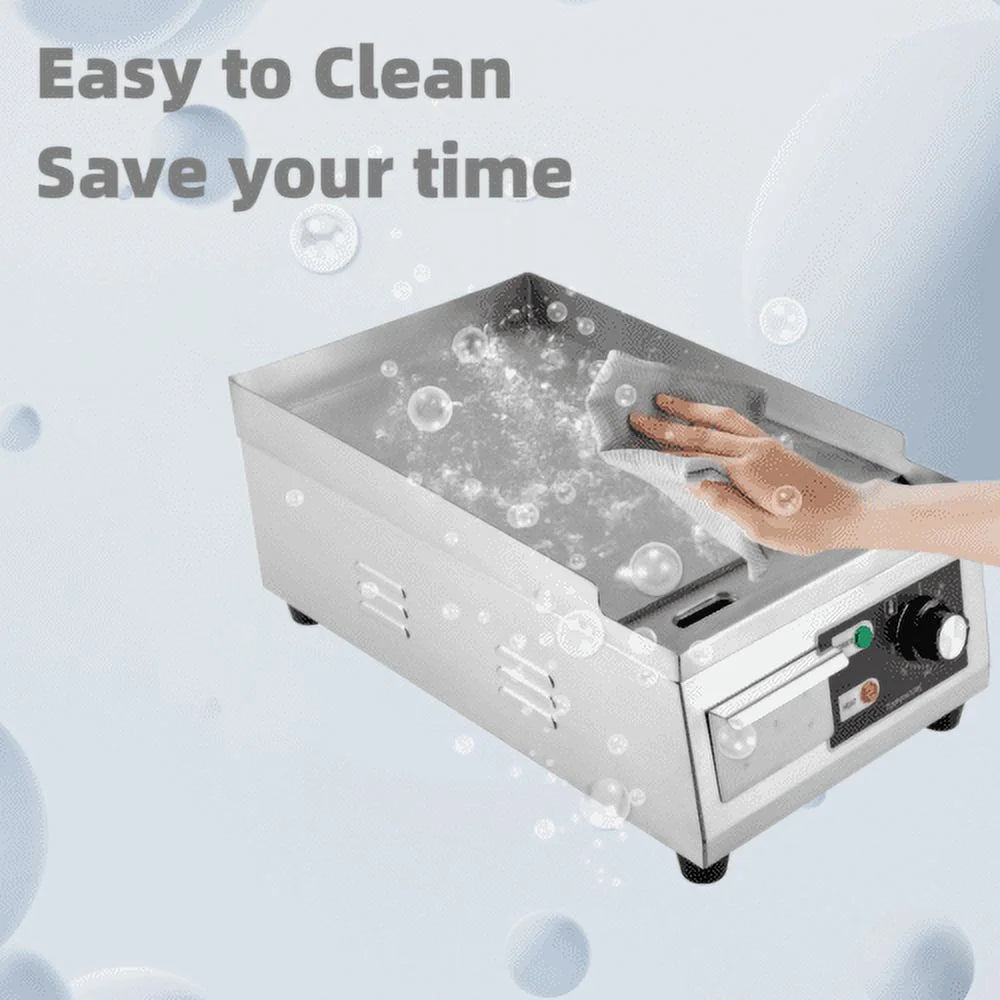 1300W Electric Griddle Flat Top Stainless Steel G170