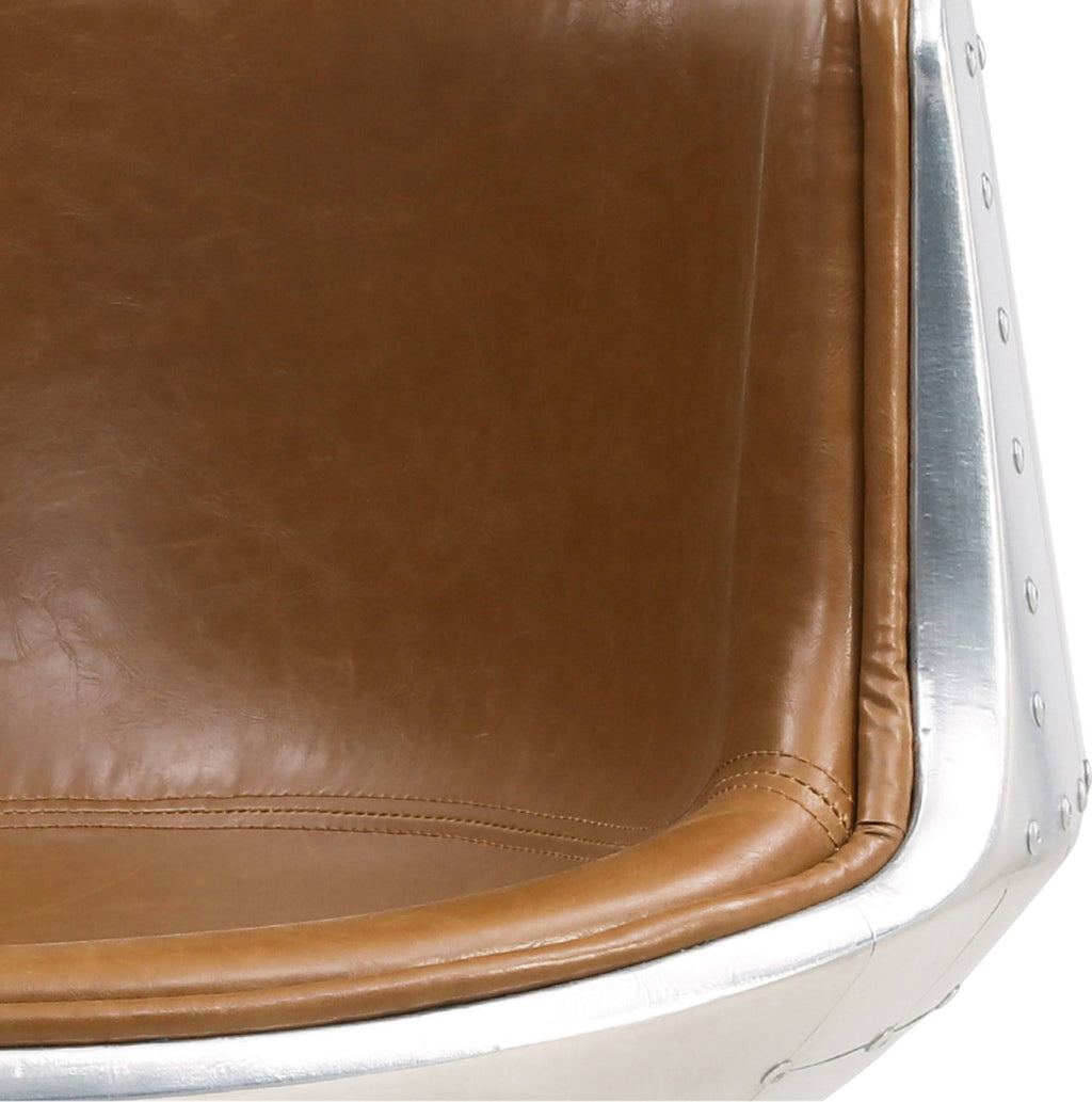 Distressed Caramel Swivel Chair G646847