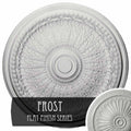 27x22OD x 2 1/2x22P Ceiling Medallion, Hand-Painted Frost W786676