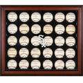 Mahogany Framed 30-Ball Display Case A5299