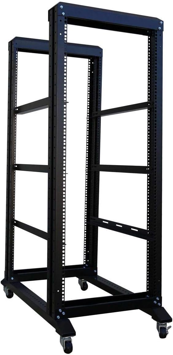 4 Post 19 inch Adjustable Cold Rolled Steel Server Rack W6803