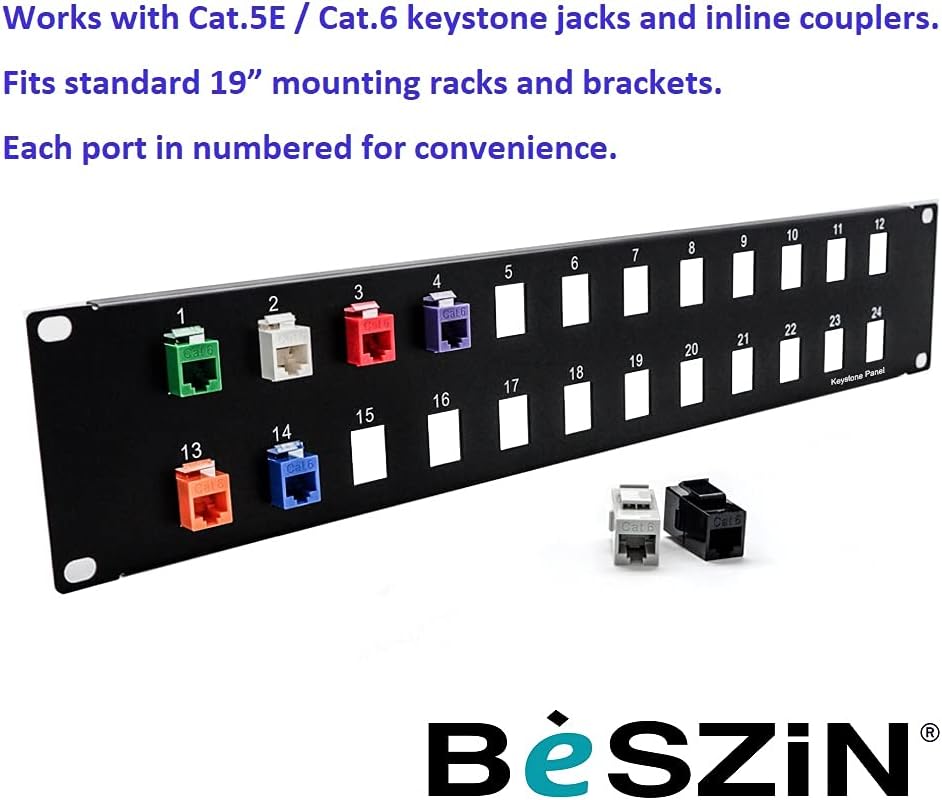 24 Port Blank Patch Panel L7689