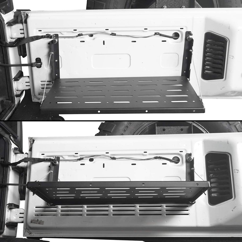Foldable Rear Door Cargo Storage Shelf Pack of 2 N682