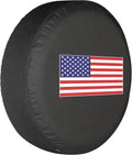Black Denim Vinyl Spare Tire Cover Z4215