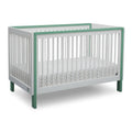 3-in-1 Convertible Crib Bianca White with Aqua C710740