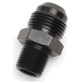 Adapter Fitting #6 An Male Flare to 1/2in. NPT Male Blk N5779